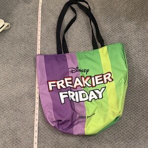 Disney Freakier Friday Promotional Purple and Green Tote RARE